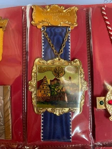 Huisheim - Medaille mit Schloss Harburg und Stadtansicht - Wandertag 1975 - Bild 1 von 1