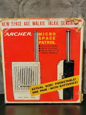 Walkie Talkies Micro Patrulla Espacial Archer de Colección Nuevos por Radio Shack Nuevos en Caja Foto 1 de 4