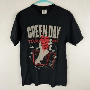 Camicia ORIGINALE Ufficiale Green Day Tour 2025 Taglia Media - Foto 1 di 4