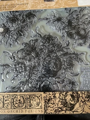 Sello decorativo de diseños de orquídeas de hierro "ROSE TOILE" Foto 1 de 2