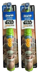 Set of 2 - Oral-B Star Wars Mandalorian Kids Battery Electric Toothbrush - Picture 1 of 1