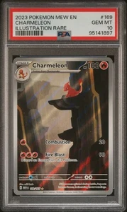 2023 Pokemon 151 Charmeleon Illustration Rare PSA 10 - Picture 1 of 2