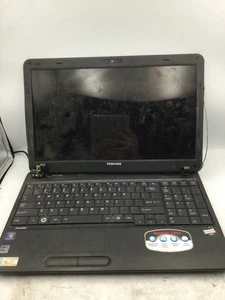 TOSHIBA SATELLITE C655-S5302 - FOR PARTS- AMD E - 2GB RAM -READ DESCRIPTION-BB - Picture 1 of 7
