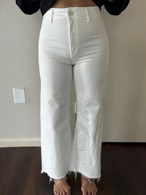Zara Women’s White Jeans Size 6 - Image 1 of 4