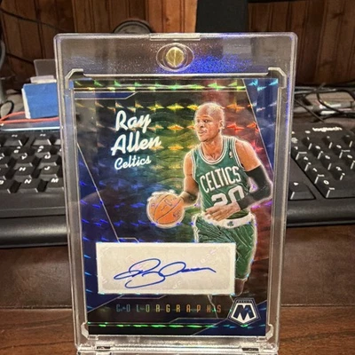2024-25 马赛克 Ray Allen Colorgraphs Prizm 亲笔签名/35 SSP 凯尔特人名人堂 — 第 1/3 张图片