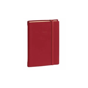Agenda giornaliera 2026 Quo Vadis Daily 21 Prestige Silk 13x21 cm rosso - 375014 - Foto 1 di 1