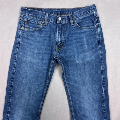 Calça jeans Levis masculina 32x34 azul 527 bootcut jeans ocidental cowboy alargada escura - Imagem 1 de 4