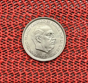 50 PTAS 1957 Spanien . Gut erhalten. im Stern 71 Sammelstück aus Nachlass - Bild 1 von 6