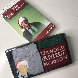 National Lampoons Weihnachten Urlaub Crew Socken Socken 9-11 VHS Neuheit Tablett Neu! - Bild 1 von 7