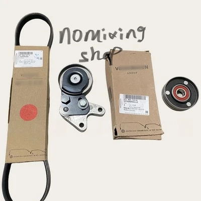 NOVO 3X Kit de Acionamento Tensor de Correia do Motor OEM 07L903133H 07L903137C Para Audi R8 4.2 - Imagem 1 de 4