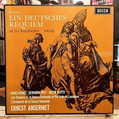 [CLASSICAL]~EXC 2 LP~BOX SET~BRAHMS~ERNEST ANSERMET~Ein Deutches Requiem~1967~UK Foto 1 de 4
