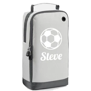 Personalised Football Boot Bag with Name Footy Ball Shoe Bag Adults Girls & Boys - Picture 1 of 26