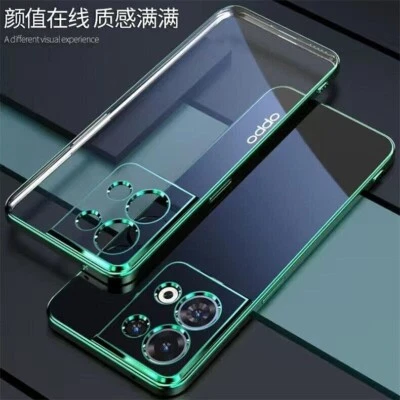 For OnePlus Nord 3 5G, Luxury Plating Transparent Bumper Case Soft TPU Cover - Image 1 of 4