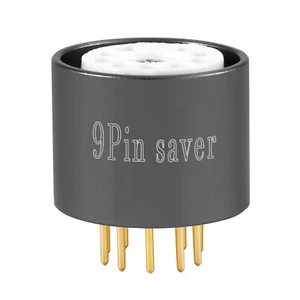 Amptata 9pin Socket Tube Saver ECC83 12AX7 ECC82 12AU7 ECC81 12AT7 7025 CV4003 - Imagen 1 de 3
