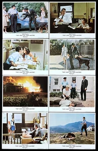 Juego de carteles de tarjetas de vestíbulo de películas They Only Kill Their Master James Garner Doberman - Imagen 1 de 3