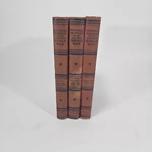 Pictorial History Of The Second World War Volumes 1-3 1944 Wise Co - Picture 1 of 13