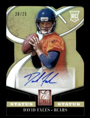 2014 Panini Elite #126 David Fales Status Gold #/25 - Image 1 of 2