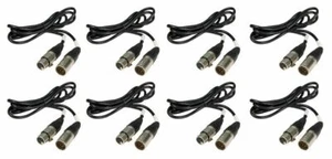 (8) Chauvet DMX5P5FT 5 Ft Male To Female 5 Pin DMX Cable Required for DMX System - Picture 1 of 2
