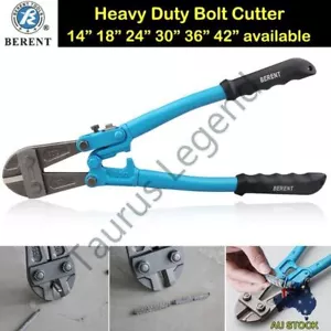 Supreme Heavy Duty Bolt Cutters Copper Steel Metal Wire Cable Cutter 60HRC Jaws - Picture 1 of 4