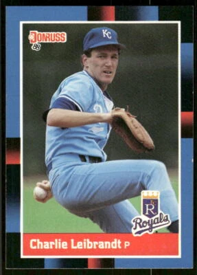 1988 Leaf #76 Charlie Leibrandt - Image 1 of 2