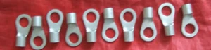 10 Count Amp Tyco 3/8" #6 AWG  MS20659-110  Ring Tongue Terminal  33467 - Picture 1 of 1
