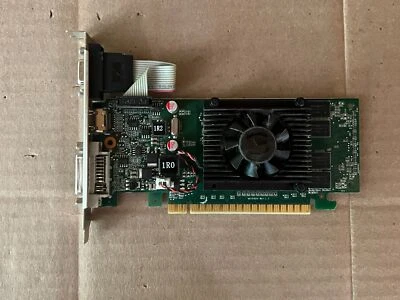 NVIDIA GEFORCE 01G-P3-1312-LR 210 DDR3 1GB PCI-E HDMI VGA GRAPHICS CARD L5-2(4) - Image 1 of 3