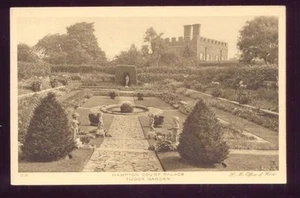 Hampton Court Palace Tudor Garden London Vintage unbenutzte Postkarte - Bild 1 von 1