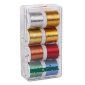 Madeira Stickbox Metallic Classic No.40 (200 m / 8 Farben), Metallgarn Stickgarn - Bild 1 von 1