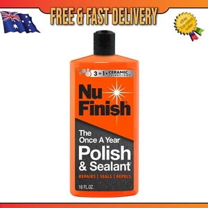 Nu Finish Car Polish and Sealant Once A Year Car Polish 16 Oz FREE SHIPPING - Picture 1 of 10