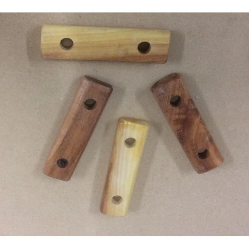 16 Tent rope tensioners dogbones for 3/8" rope hardwood SCA Civil war - Image 1 of 1