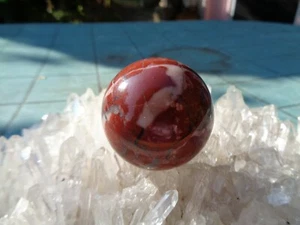 Sardonyx Sard/Jaspis Achat Kugel - gut für Erdung und Geschäft - Bild 1 von 4