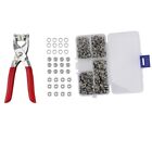 1Pc Plier Tool +100 Sets Silver 9.5mm Metal  Snap Buttons Fasteners5059