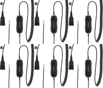 6 Jabra GN1200 Smart Coil Direct Connect Contact Center 6IN Cord Adapter - Image 1 of 4