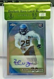 Earl Thomas 2010 Topps Chrome RC Autograph Auto #C135 - BGS 9.5 / 10 - SEAHAWKS - Picture 1 of 2