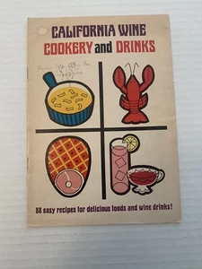Vintage 1967 California Wine Booklet Kochen Getränke Rezepte Kochbuch 23 Seiten - Bild 1 von 8