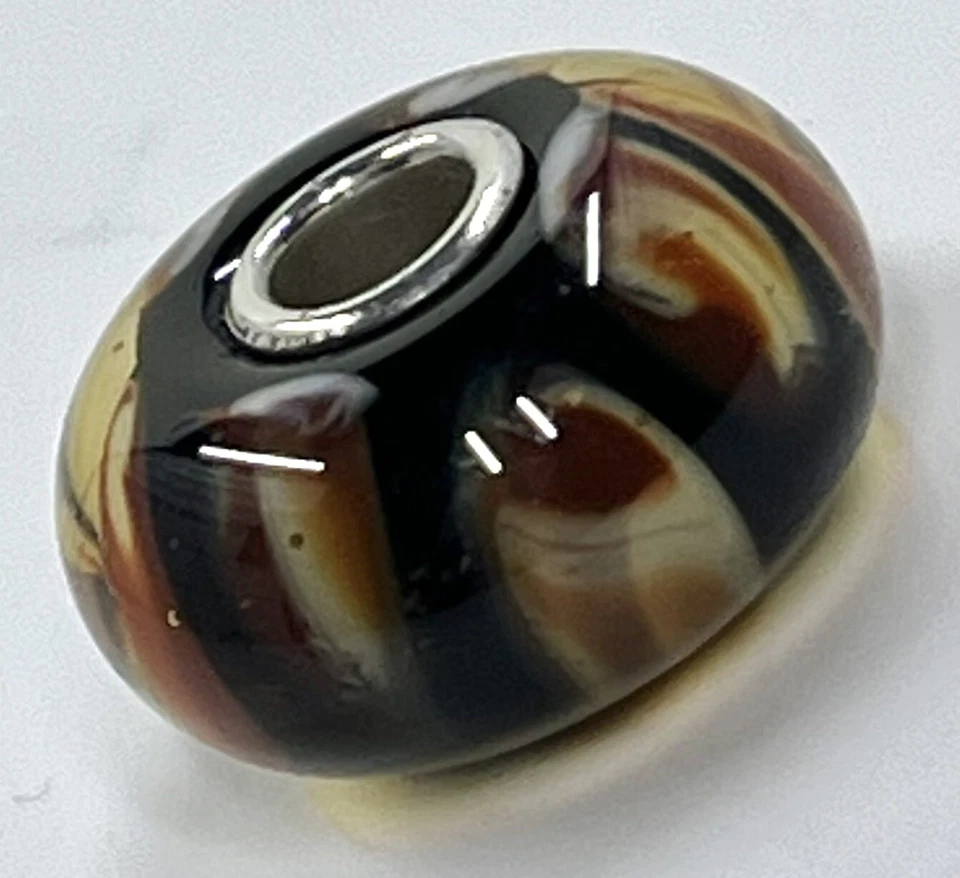 Trollbeads Dark Leopard Sterling 925 LAA 61321 Retired (1552) - Image 1 of 4