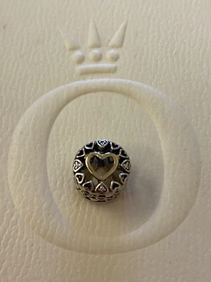 Pandora Charm Circolo D’amore 792009CZ Circle Of Love Oro 14k - Immagine 1 di 4