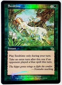 MTG magic cards 1x Seedtime - Foil Judgment NM/M - Unplayed - English - Picture 1 of 2