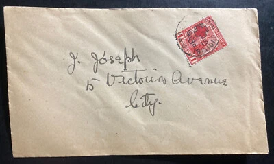 1915 Порт Спейн Тринидад и Тобаго Обложка Первого Дня Город Sc#B2 Красный Крест - Изображение 1 из 2