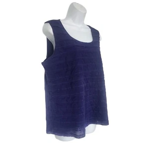 Camiseta sin mangas Chicos para mujer en capas talla 3 XL malla púrpura orbital sin mangas. - Imagen 1 de 11