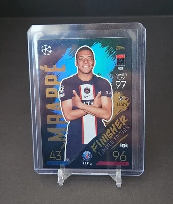 2022-23 Match Attax UEFA Kylian Mbappe Finisher #LEFI3 Limited Edition - Image 1 of 2