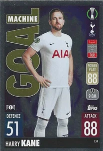 2021-22 TOPPS MATCH ATAX UEFA HARRY KANE TORMASCHINE #134 TOTTENHAM HOTSPUR - Bild 1 von 1