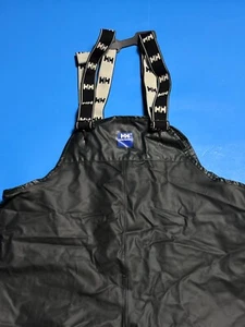 Helly-Hansen Workwear Storm Waterproof Bib Overalls Fishing PVC Heavy Duty ~ L - Picture 1 of 8