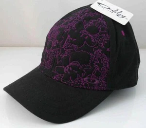 OAKLEY VINTAGE LADIES A FLEX SAMPLE CAP BLACK SIZE S / M STRETCH FIT NEW LAST - Picture 1 of 1