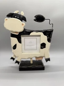 Holz Kuh Bilderrahmen Volkskunst Landhaus Rustikal Bauernhaus - Bild 1 von 10