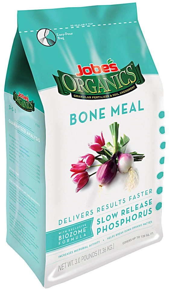Jobe's 09326 Organic Bone Meal Granular Fertilizer 4pound Bag