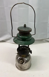 Coleman February 1948 Vintange Lantern Green/Chrome Bottom - Picture 1 of 8