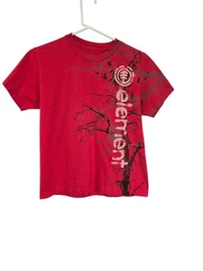 Camiseta roja manga corta Element talla M algodón - Imagen 1 de 9