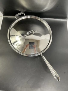 Sartén para saltear vintage de 13" con doble mango de acero inoxidable con tapa - Imagen 1 de 24