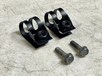 Honda Elsinore MT125 1974 bandas de herrajes de montaje para placa de deslizamiento OEM Foto 1 de 4